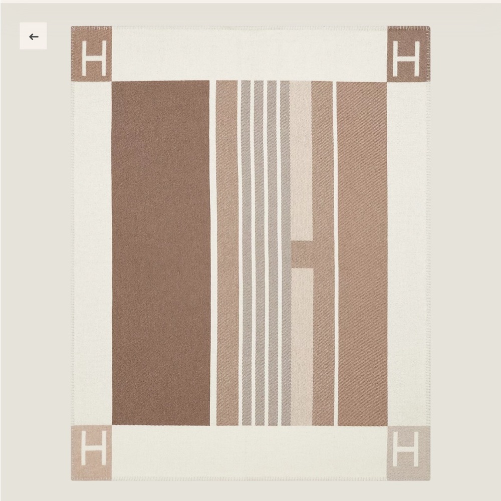 Hermès Brand New Avalon Vibration Throw Blanket - Picture 2 of 6